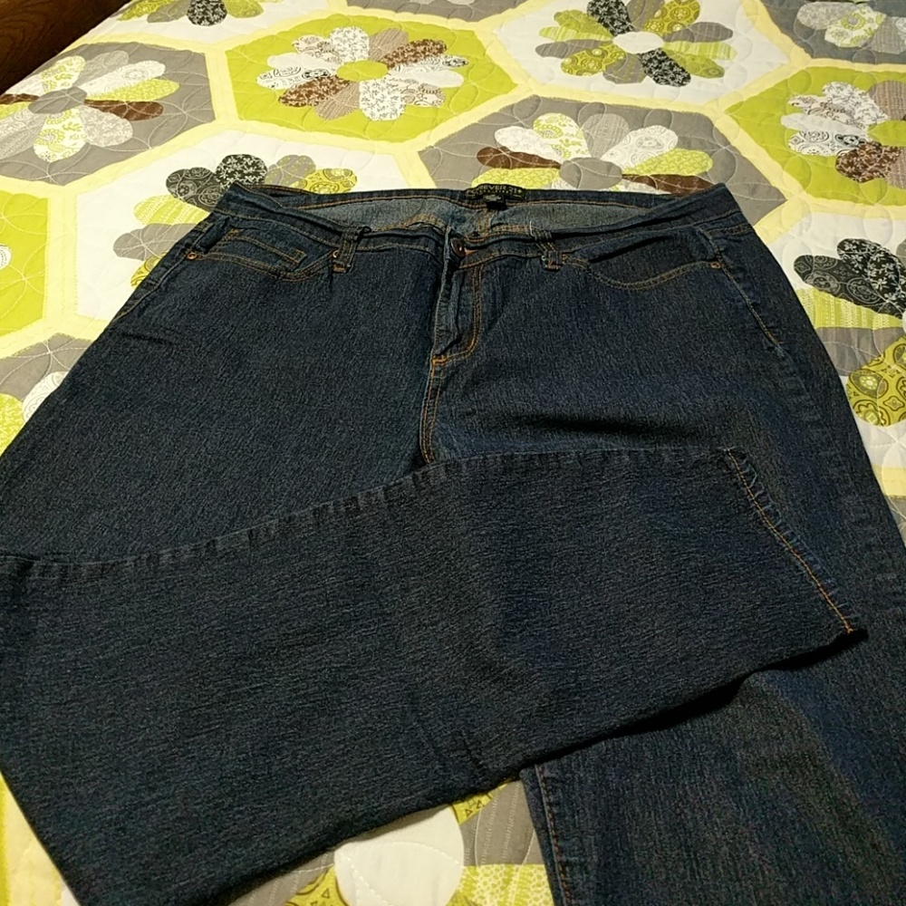 Forever 21 jeans. (Newly marked down then being donated)